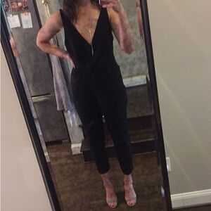 ASOS Black Sleeveless Jumpsuit